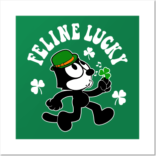 Felix the cat - Saint Patrick's day - Feline lucky 2.0 Posters and Art